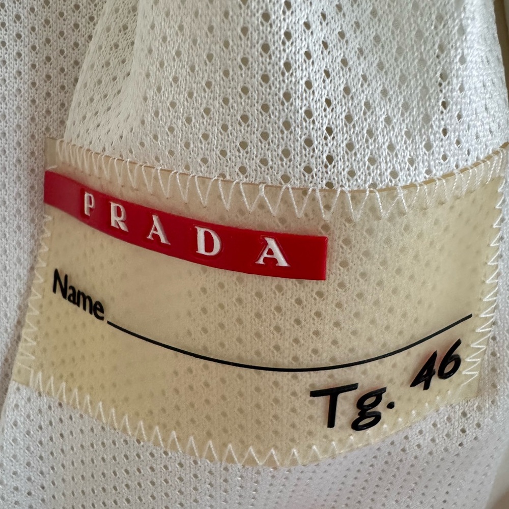 Prada Vintage Y2K SGV126 Nylon Windbreaker Jacket Size Tg. 46 /Us Size Small - Picture 6 of 10